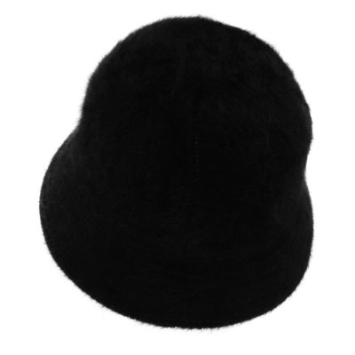 Kapelusze - Gårda Orvieto Angora Bucket Hat (czarny)