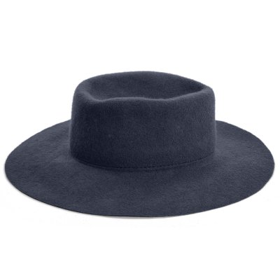 Kapelusze - Gårda Pinerolo Unstructured Wool Hat (niebieski)