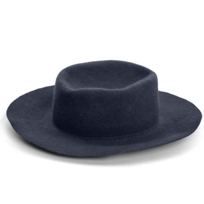 Kapelusze - Gårda Pinerolo Unstructured Wool Hat (niebieski)