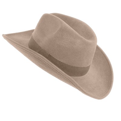 Kapelusze - Gårda Pocatello Crushable Wool felt Western hat (beżowy)