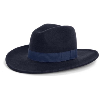 Kapelusze - Gårda Pocatello Crushable Wool felt Western hat (niebieski)