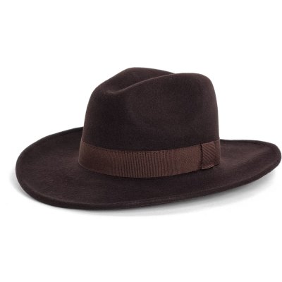 Kapelusze - Gårda Pocatello Crushable Wool felt Western hat (brązowy)