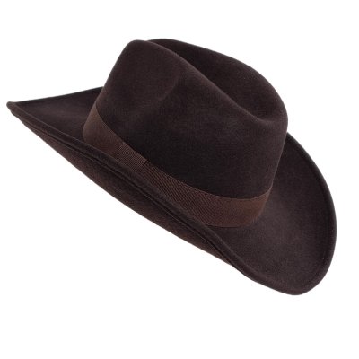 Kapelusze - Gårda Pocatello Crushable Wool felt Western hat (brązowy)