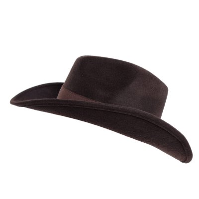 Kapelusze - Gårda Pocatello Crushable Wool felt Western hat (brązowy)
