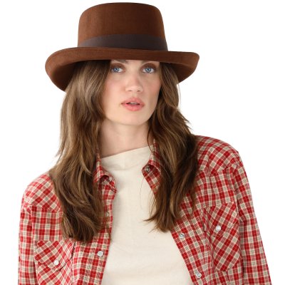 Kapelusze - Gårda Pomeroy Gambler (brązowy)