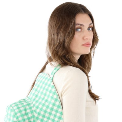 Kapelusze - Gårda Poppy Checkered sun hat (zielony)