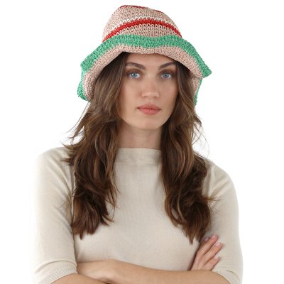 Słomiany kapelusz - Gårda Praiano Bucket hat (wielo)