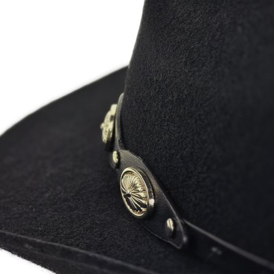 Kapelusze - Gårda Pueblo Cowboy (czarny)