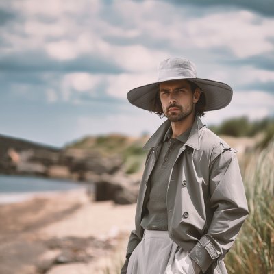 Kapelusze - Gårda Sarek Outdoor Hat (jasnoszary)