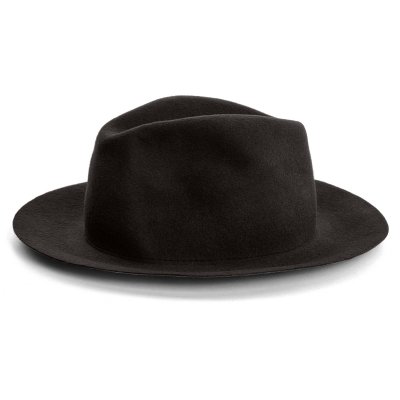 Kapelusze - Gårda Sassari Wool Fedora (czarny)