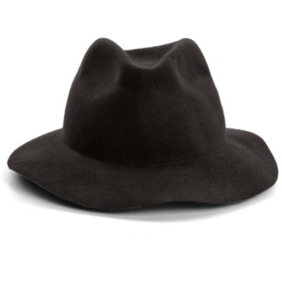 Kapelusze - Gårda Sassari Wool Fedora (czarny)