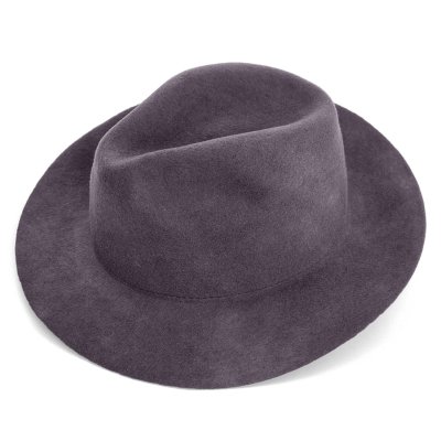 Kapelusze - Gårda Sassari Wool Fedora (szary)