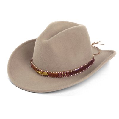 Kapelusze - Gårda Toquerville Crushable Wool felt Western hat (beżowy)