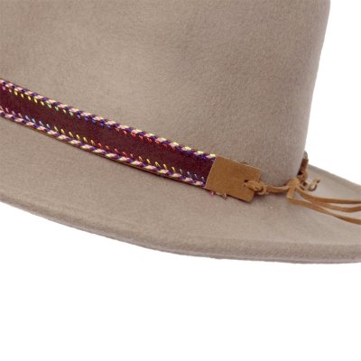 Kapelusze - Gårda Toquerville Crushable Wool felt Western hat (beżowy)