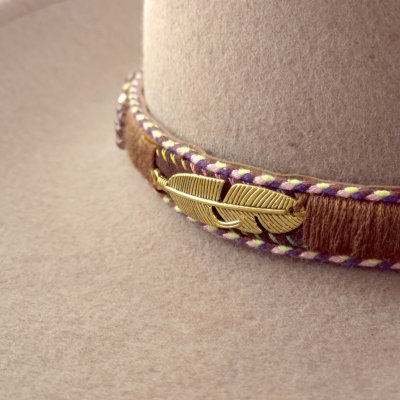 Kapelusze - Gårda Toquerville Crushable Wool felt Western hat (beżowy)