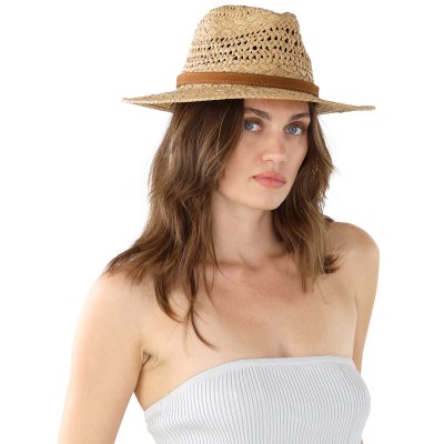 Słomiany kapelusz - Gårda Toulon Fedora (khaki)