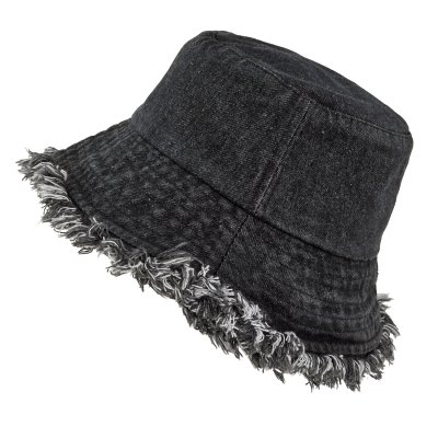 Kapelusze - Gårda Vintage Denim bucket hat (ciemnoszary)