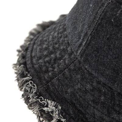 Kapelusze - Gårda Vintage Denim bucket hat (ciemnoszary)