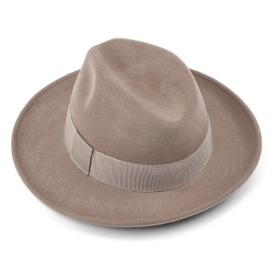 Kapelusze - Gårda Volterra Fedora Wool Hat (taupe)