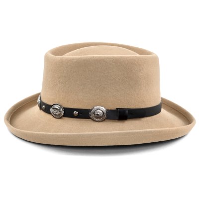 Kapelusze - Gårda Winchester Gambler (beżowy)