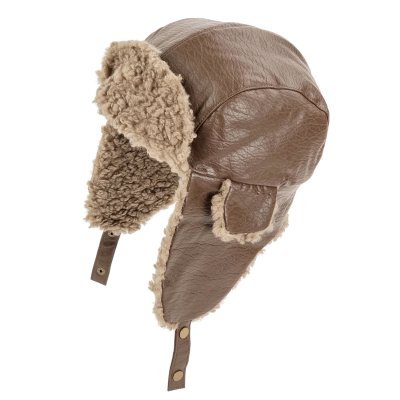 Trapper hat - Gårda Linsell PU Trapper (brązowy)