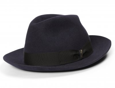 Kapelusze - Borsalino Alessandria Fedora (fioletowy)