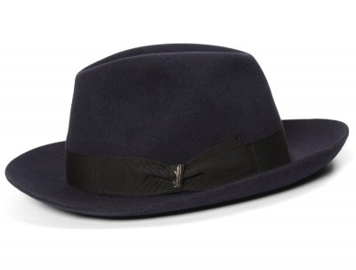 Kapelusze - Borsalino Alessandria Fedora (fioletowy)