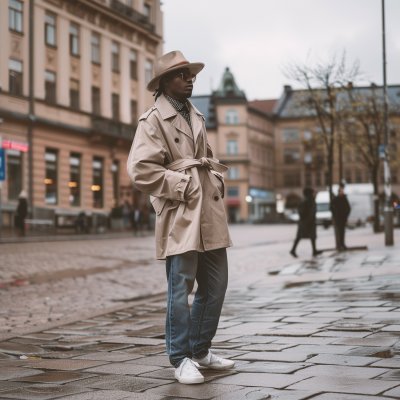 Kapelusze - Gårda Montefalco Fedora Wool Hat (beige)