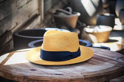 Kapelusze - Gårda Bellagio Fedora (ciemna natura)