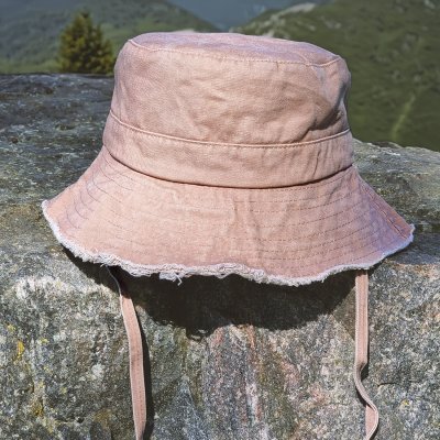 Kapelusze - Gårda Bucket Hat (dusty red)