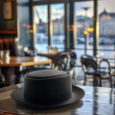 Kapelusze - Gårda Cairns Pork Pie (czarny)