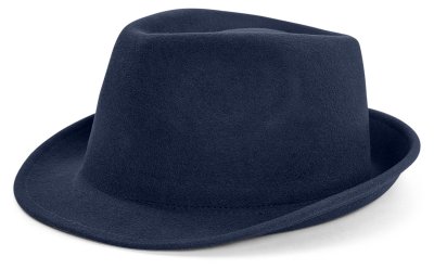 Kapelusze - Gårda Mackay Trilby (ciemny niebieski)