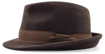 Kapelusze - Gårda Padua Trilby Wool Hat (brazowy)