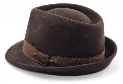 Kapelusze - Gårda Padua Trilby Wool Hat (brazowy)