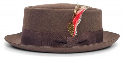 Kapelusze - Gårda Russel Pork Pie (brązowy)
