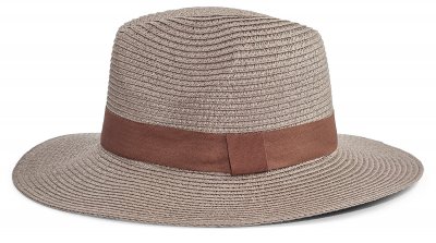 Kapelusze - Gårda Słomkowy kapelusz Fedora (brązowy)