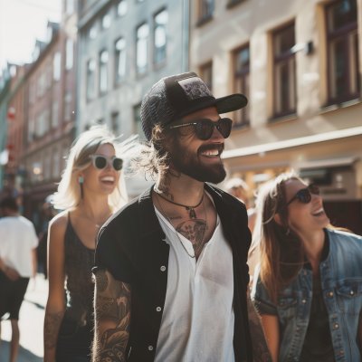 Czapka - Gårda Velvet Trucker New York (czarny)