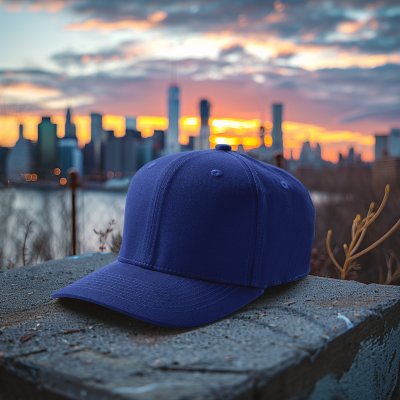 Czapka z daszkiem - Gårda Jackson Basic Cap (niebieski)