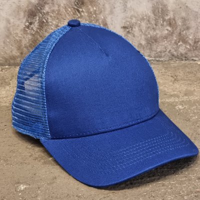 Czapka z daszkiem - Gårda Johnson Basic Trucker (niebieski)