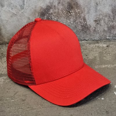 Czapka z daszkiem - Gårda Johnson Basic Trucker (czerwony)