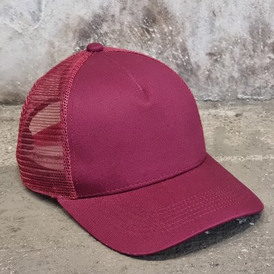 Czapka z daszkiem - Gårda Johnson Basic Trucker (burgundia)