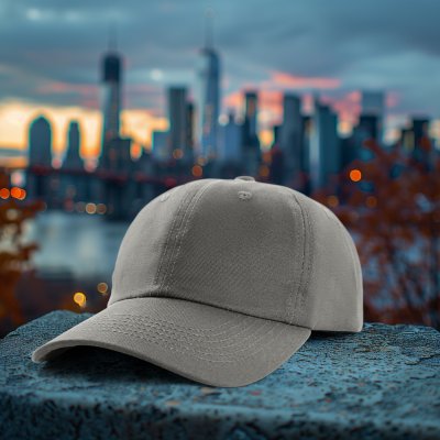 Czapka z daszkiem - Gårda Jones Basic Dadcap (szary)