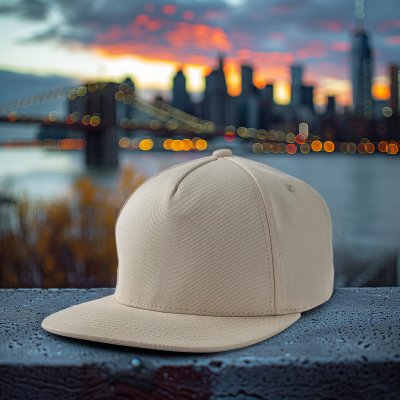 Czapka z daszkiem - Gårda Stevens Basic Snapback (biały)