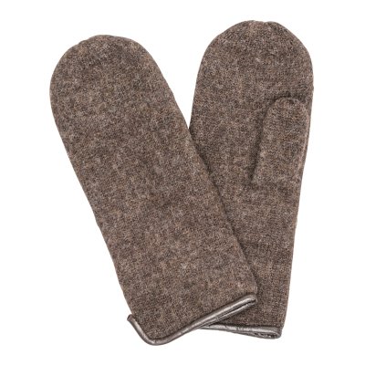Rękawice - HK Ladies Knitted mitten Felted Virgin Wool Unlined (beżowy)