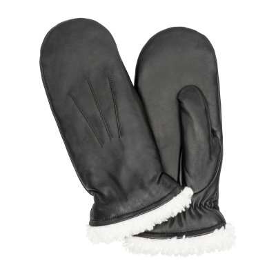 Rękawice - HK Women's Hairsheep Leather Mittens (Czarny/biały)