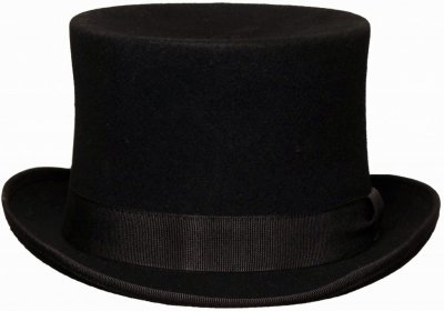 Kapelusze - Gårda Chieri Top Hat Wool (czarny)