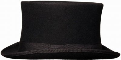 Kapelusze - Gårda Chieri Top Hat Wool (czarny)