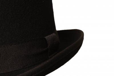 Kapelusze - Gårda Chieri Top Hat Wool (czarny)