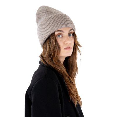 Czapki - Gårda Angora Beanie (greige)