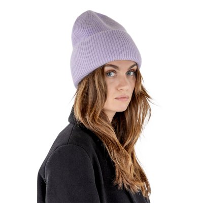 Czapki - Gårda Angora Beanie (lawenda)